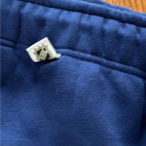 Men's Blue Sweatpants with Drawstring - - Picture 4 of 9